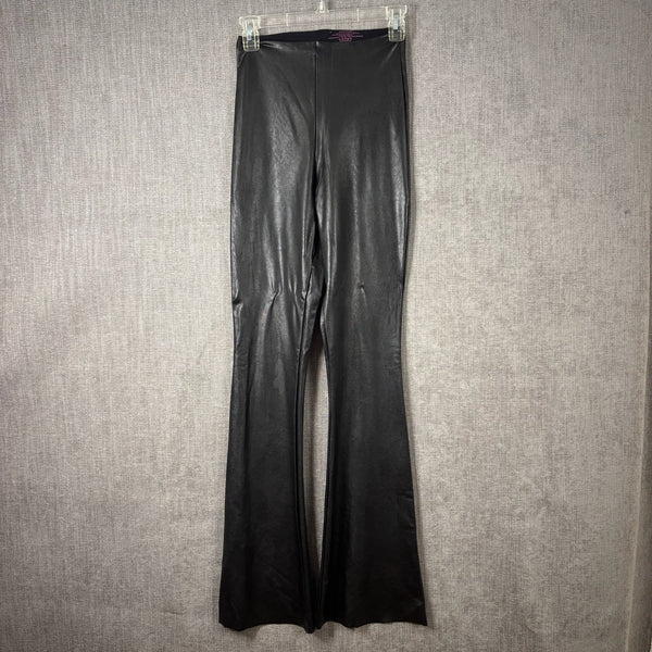 Commando Faux Leather Flared Leggings Size M — front