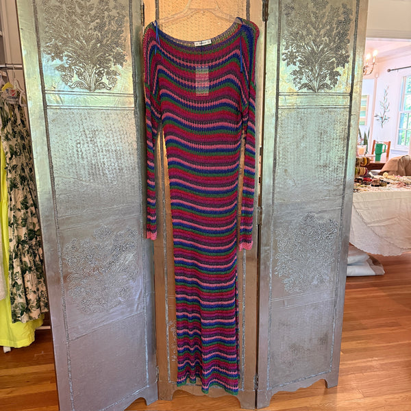 Zara Knit Striped Maxi Dress Size EUR M (USA M, MEX 28) — 01 front