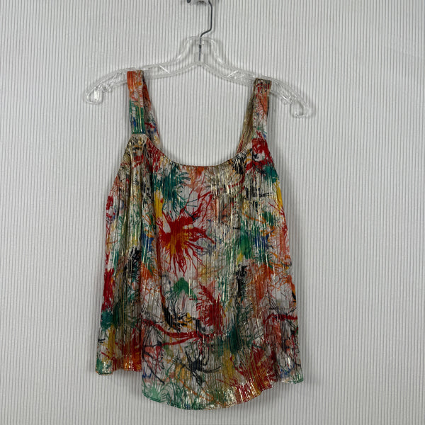 Abstract Print Tank Top — 01 front