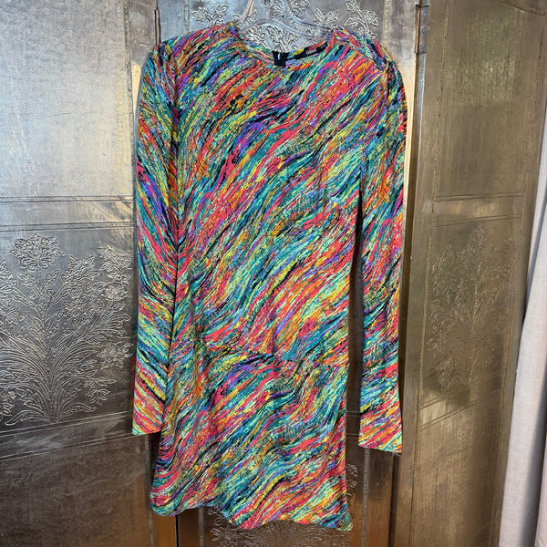 Oasis Multicolor Abstract Top Size 12-38 — 01 front