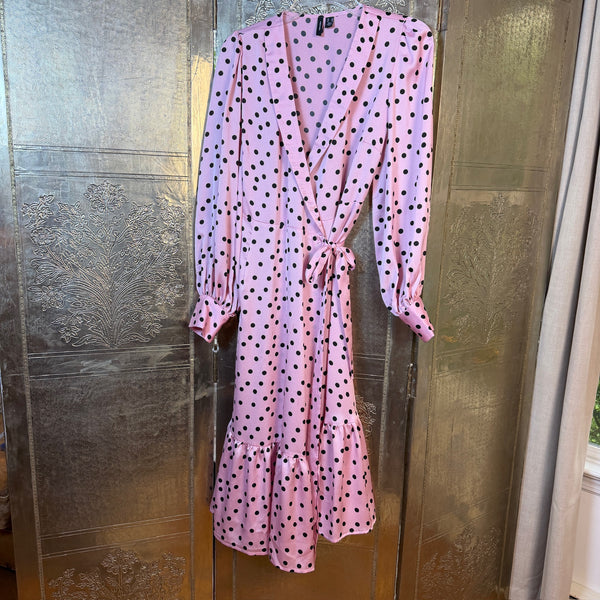 Vero Moda Pink Polka Dot Garment — 01 front