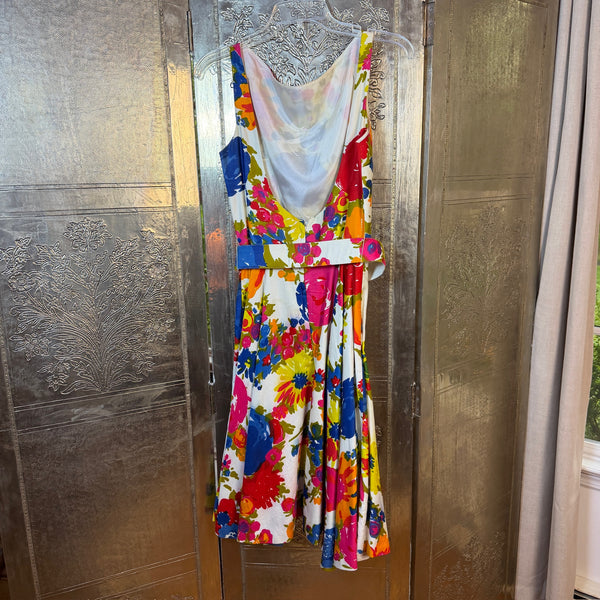 Multicolor Floral Dress — 01 front