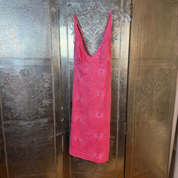 Tocca Pink Maxi Dress Size 4 — 01 front