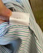 Loro Piana striped blouse — reverse label detail