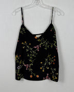 Front view of L'Agence Jane Floral Silk Camisole Size S