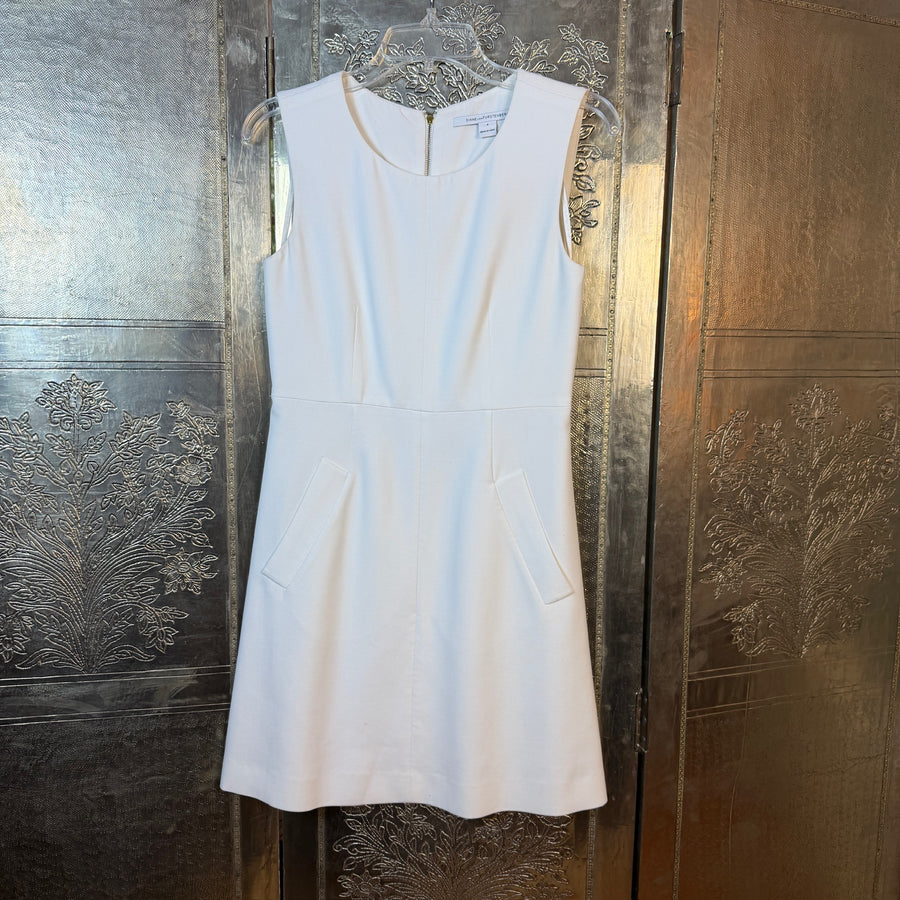 Front view of Diane von Furstenberg Carpreena Mini Dress Size 4