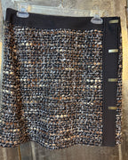 Front view of W by Worth Tweed Mini Skirt