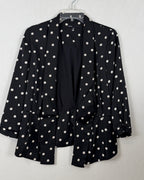 Front view of Chaus Polka-Dot Open-Front Cardigan Size S
