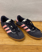 Front view of adidas Breaknet Sleek Shadow Navy and Pink Sneakers