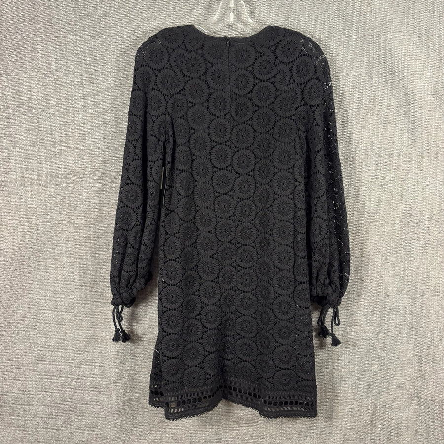 Front view of See by Chloé Crochet Lace Mini Dress