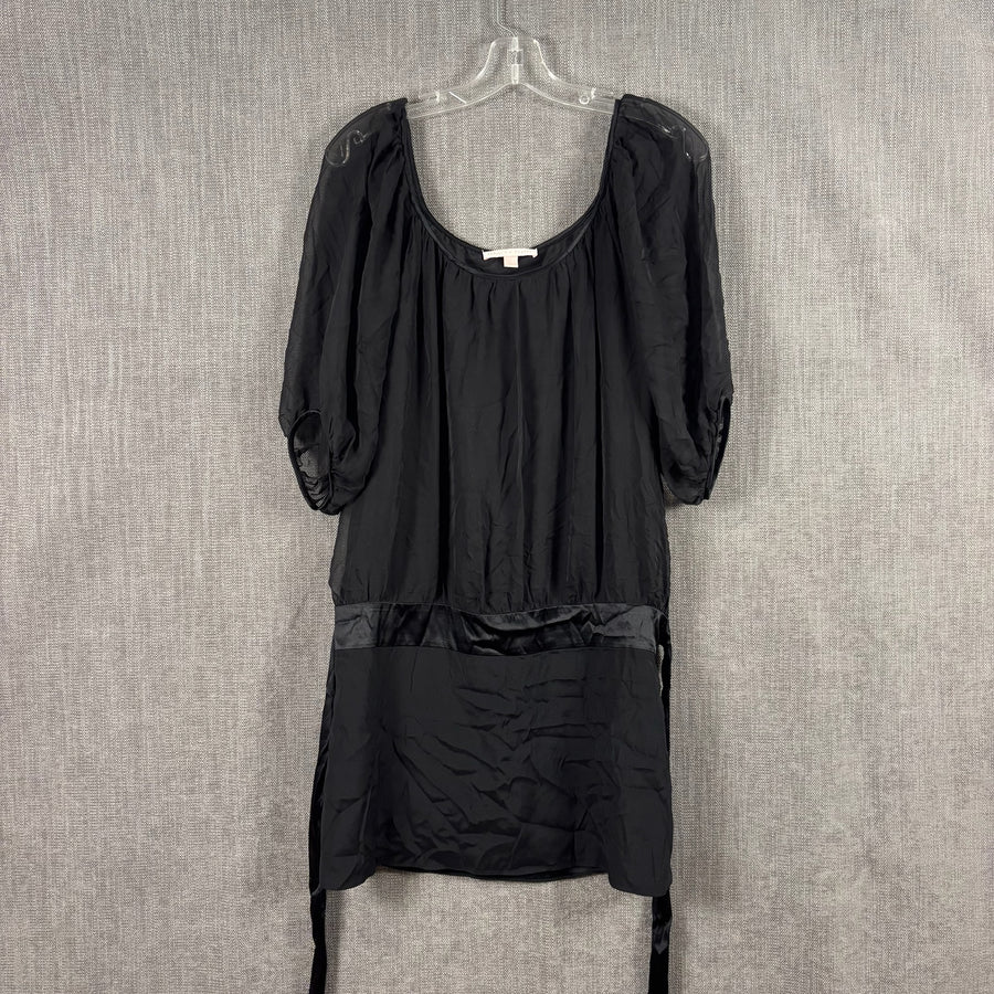 Front view of Rebecca Taylor Drop-Waist Dress Size 4