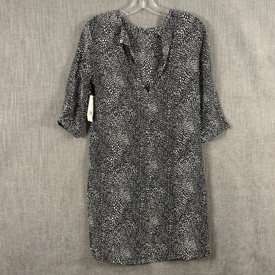 Front view of Equipment Femme Aubrey Silk Dress Size XS
