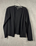 Front view of Colleen Guilfoyle Lace-Trim Cardigan Size XS