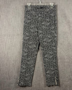 Front view of Tibi Cropped Tweed Pants