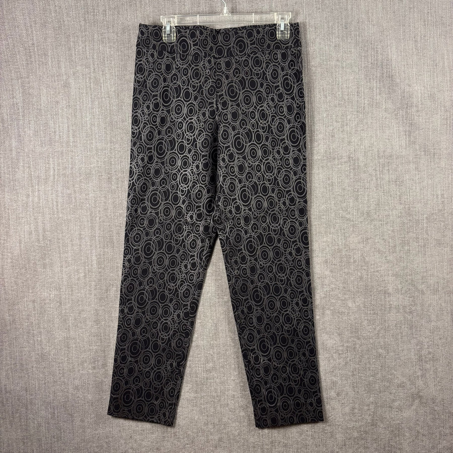 Front view of Krazy Larry Circle-Print Pants Size 10