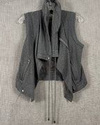 20 - Ryu Gray Stretch Vest Size S — photo 1: front view