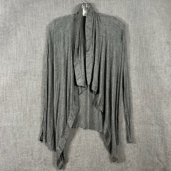 24 - Helmut Gray Modal Waterfall Cardigan Size P — photo 1: front view