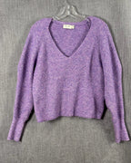 29 - RD Style Conscious Purple V-Neck Sweater Size S-P-P — photo 1: front view