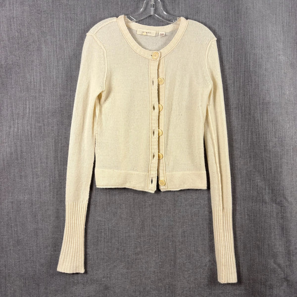 30 - Inhabit Cream Button Cardigan Size L — photo 1: front view