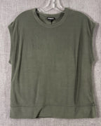37 - Y-OSEMITE Olive Sleeveless Sweatshirt Size 2 — photo 1: front view
