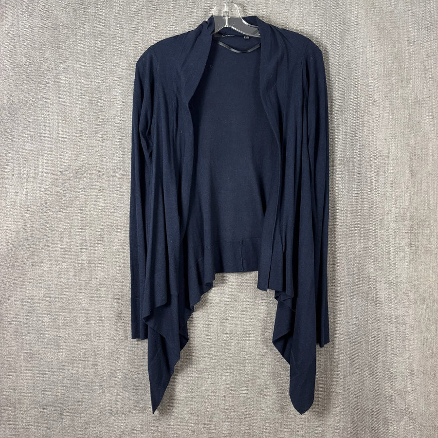 49 - Line Navy Waterfall Cardigan Size M-M — photo 1: front view