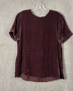 52 - Vince Burgundy Blouse Size S — photo 1: front view