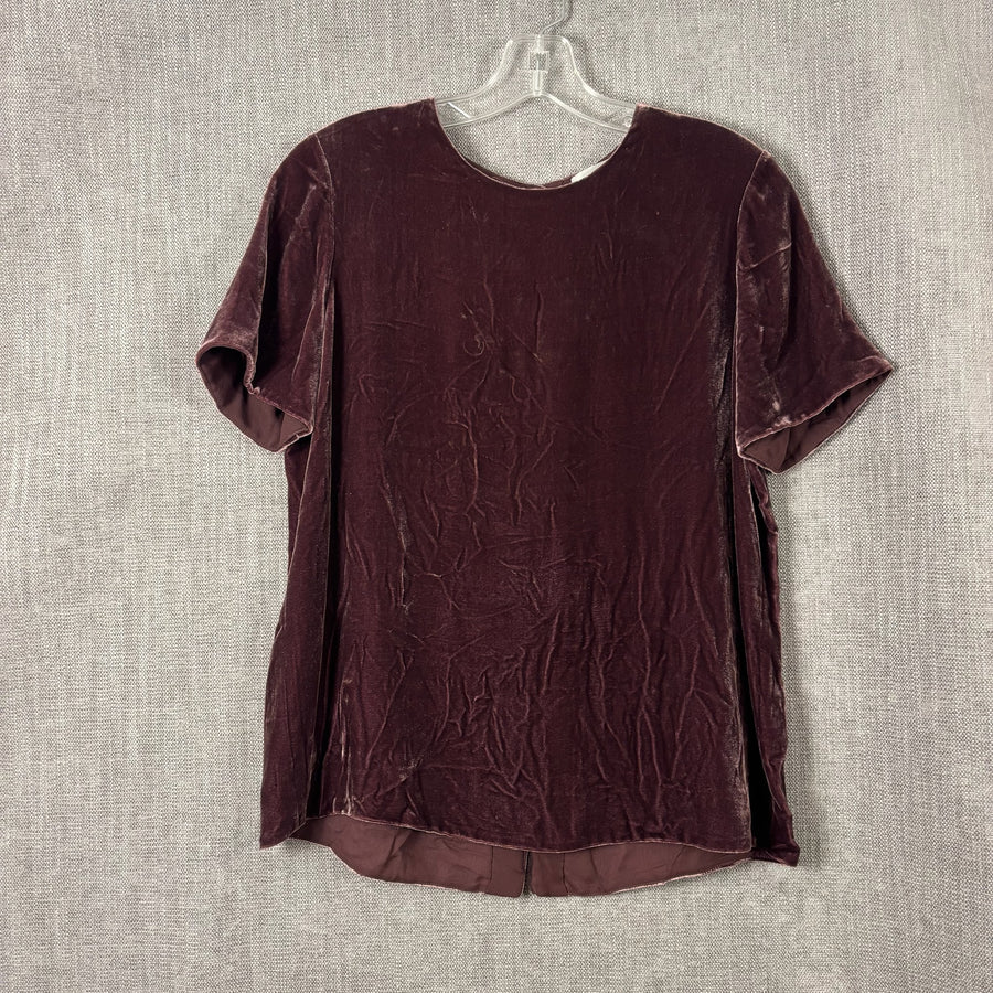 52 - Vince Burgundy Blouse Size S — photo 1: front view
