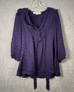 71 - Diab'less Purple Lace Dress Size S2 — photo 1: front view