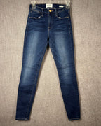 88 - Frame Denim Le High Skinny Blue Jeans Size 25 — photo 1: front view