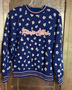 90 - & Other Stories Paris Chérie Blue Pullover Sweater Size EUR 34 (US 4) — photo 1: front view