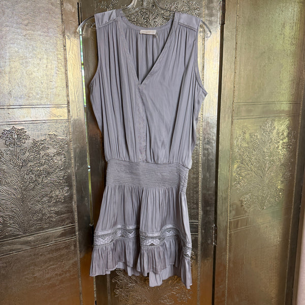 92 - Ramy Brook Sabina Gray Midi Dress Size S-P — photo 1: front view