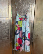 126 - Missoni Multicolor Print Silk Maxi Dress Size I 46 (D-CH-NL 40, E-F-B 42, GB 14, USA 10) — photo 1: front view