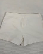 Back view of Trina Turk White Textured Shorts Size 4