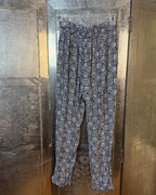 Back view of Alice + Olivia Geometric-Print Pants Size M