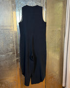 Back view of Lucca Sleeveless Wide-Leg Jumpsuit Size S