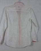 Back view of Saint James Contrast-Trim Cotton Blouse Size US 12 (UK 16, FR 44)
