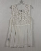 Back view of Lauren Ralph Lauren Crochet-Lace Sleeveless Dress Size XL