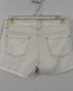 Back view of Alice + Olivia White Tailored Shorts Size 6
