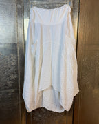 Back view of Luna Luz Textured Linen-Blend Dress Size M
