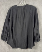 Back view of Treasure & Bond Cotton Peasant Blouse Size S