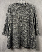 Back view of Zara Knit Open Fringe Jacket Size M