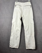Back view of Billy Blues White Cargo Pants Size 2