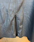 Detail view of Yansi Fugel Leather Sleeveless Dress Size 10
