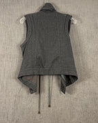 20 - Ryu Gray Stretch Vest Size S — photo 2: back view