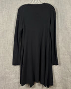 Calypso St. Barth Black 100% Cashmere Duster Cardigan Size S — back