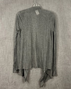 24 - Helmut Gray Modal Waterfall Cardigan Size P — photo 2: back view