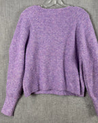 29 - RD Style Conscious Purple V-Neck Sweater Size S-P-P — photo 2: back view