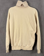 31 - Helmut Lang Cream Cotton-Blend Turtleneck Sweater Size XS — photo 2: back view