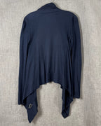 49 - Line Navy Waterfall Cardigan Size M-M — photo 2: back view