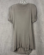 60 - IRO Gray Viscose Draped Dress Size S — photo 2: back view